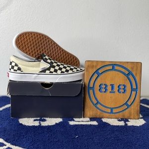 Vans Slip On Checkerboard classic Size 7 Men 5.5 Men Pre Owned